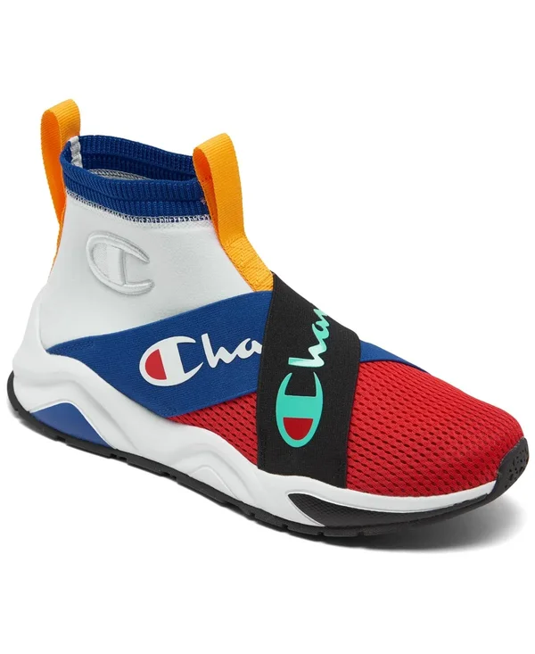Champion Men's Rally Crossover Casual Shoes - 13.0, White/Red
