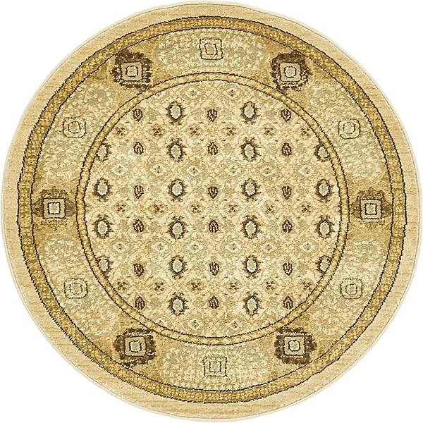 Unique Loom Jefferson Palace Area Rug (6& x 9& - Red)