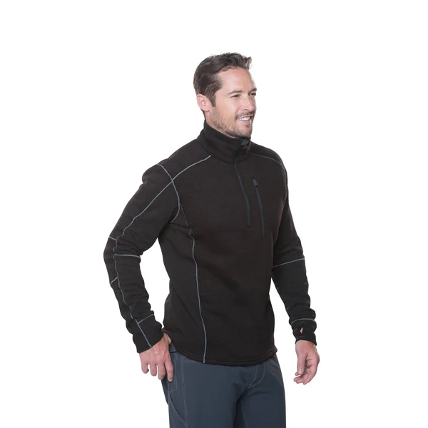 Kuhl Men's Interceptr 1/4 Zip Oatmeal, XXL