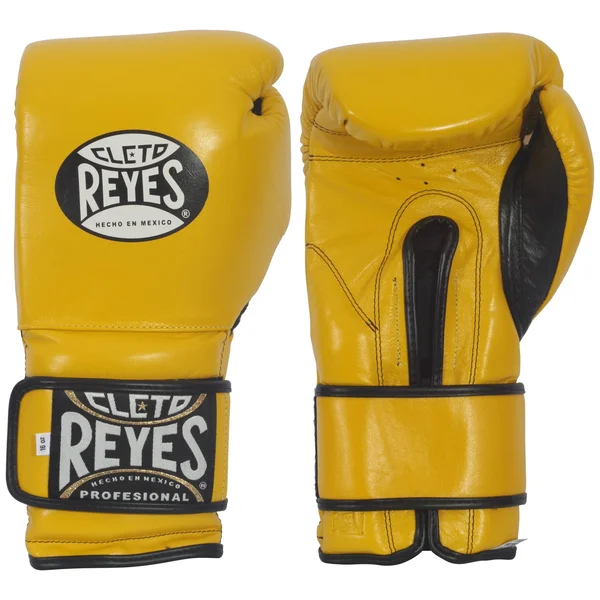 Cleto Reyes Hook and Loop Training Gloves - Yellow