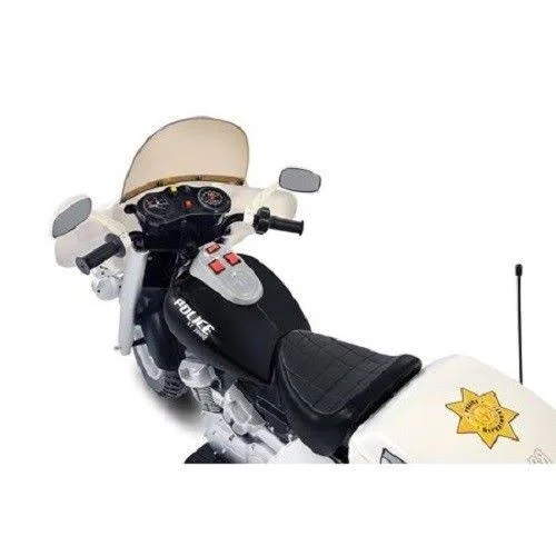 Kid Motorz Police Motorcycle 12-Volt Battery-Powered Ride-On