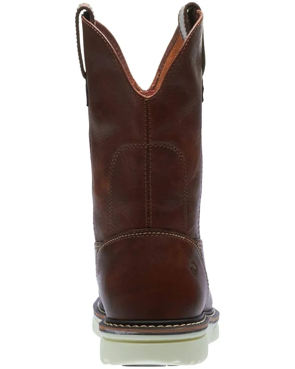 Men's Wolverine I-90 Durashocks Wedge Wellington Comp Toe Boot - Size: 7, Brown
