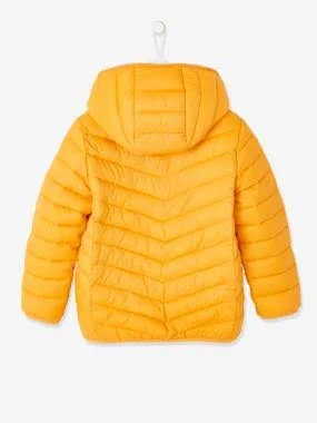 Lightweight Jacket with Hood, for Girls Mustard