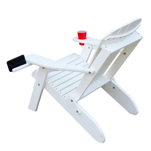 Folding Adirondack Chair with Smart Phone Holder - Eagle Collection - Walnut