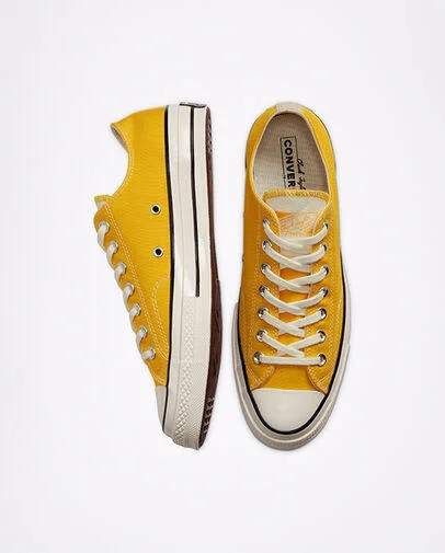 Converse Varsity Remix Chuck 70 (Yellow Size 3.5) Unisex Canvas Shoes