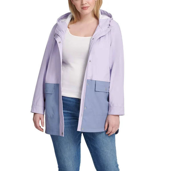 Levi&s Rubberized Rain Swing Parka Jacket - Thistle
