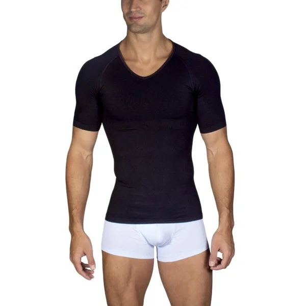 Rounderbum Seamless Compression T-Shirt, Black (RWS02) S