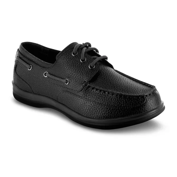 Apex Men's Classic Lace Boat, Size: 11, Black