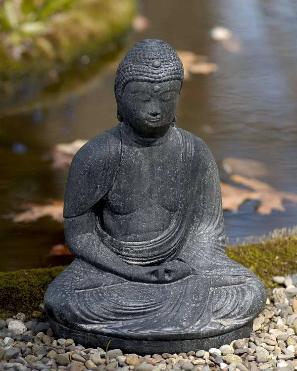 Campania International Alpine Stone Buddha Statue