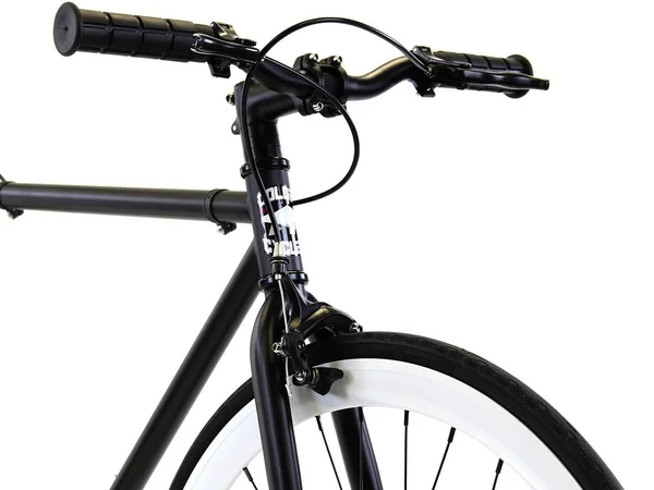 Golden Cycles Domino Fixie Single Speed City Bike Bicycle - GC-DMN 52 cm, Matte Black/White