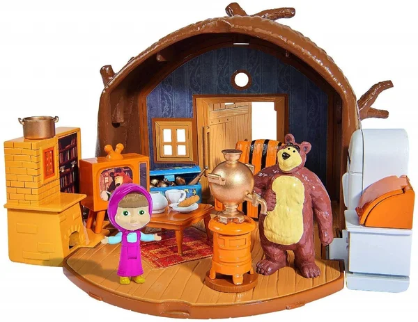 Simba 109301632 Masha Bear&s House Playset - Multicolor