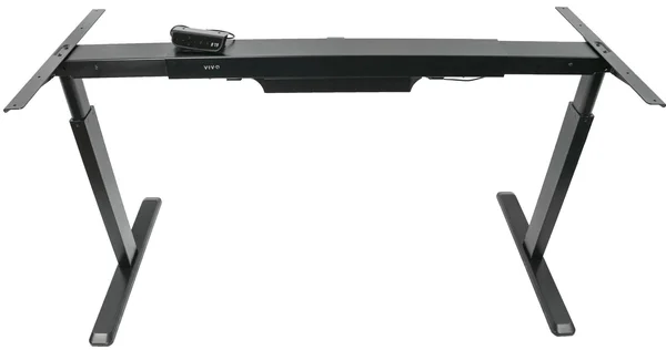 Vivo Black Electric Stand Up Desk Frame Workstation, Single Motor