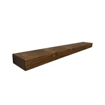 Giuliano Fireplace Shelf Mantel Gracie Oaks Finish: Brown - Shelf Length: 72x22