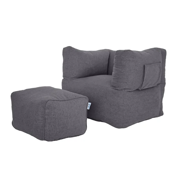Lea Unlimited Ash Grey Cozy Nest Chair, Gray