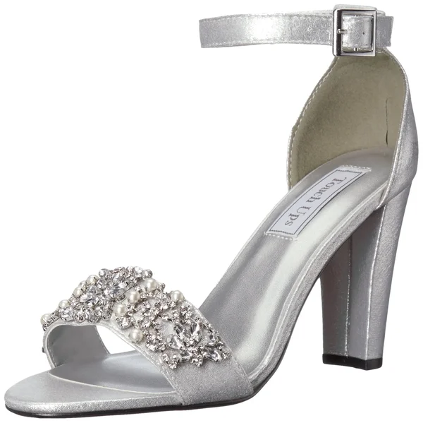 Touch UPS Women's Felicity Jeweled Sandal - Size: 6 M, Silver