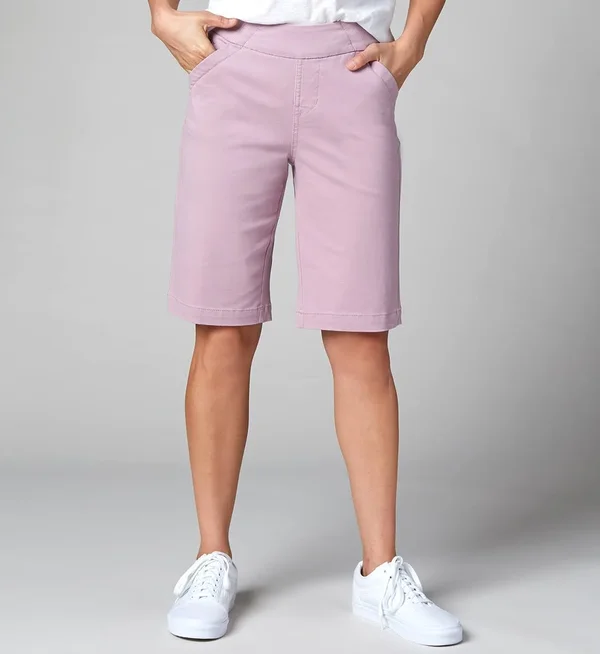 Jag Jeans Women's Gracie Bermuda Shorts - Pink - Size 6