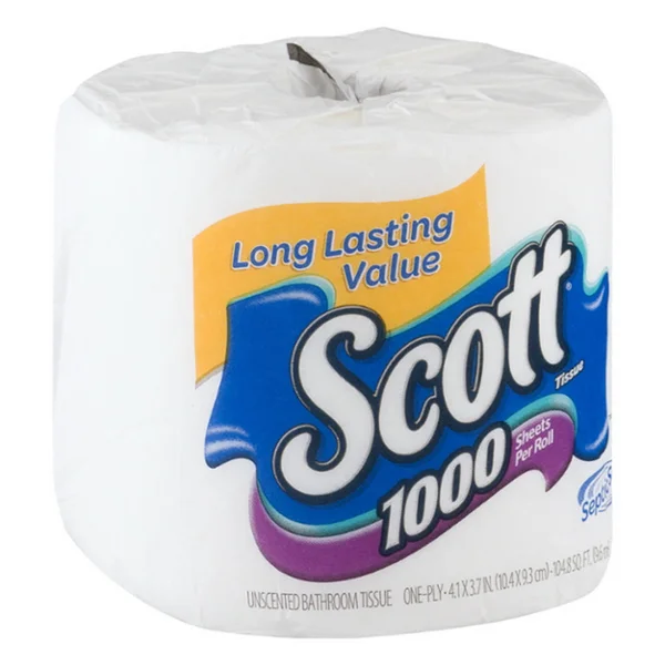 Scott White Bathroom Tissue - 36 Rolls per Pack