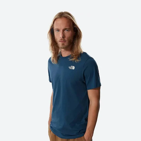 The North Face Mens Redbox Celebration T-Shirt Monterey Blue