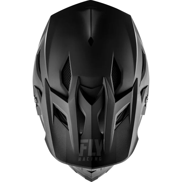Fly Racing Default Helmet Matte Black/Grey Xs
