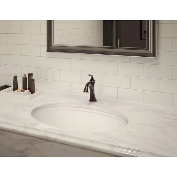 Symmons SLS-5512-SBZ-1.5 Elm Single Handle Lavatory Faucet seasoned Bronze