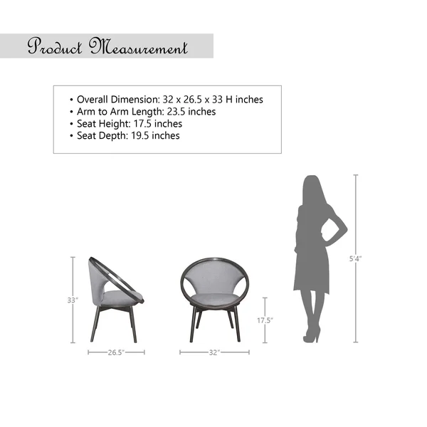 Harris Accent Chair - Chocolate (Walnut)