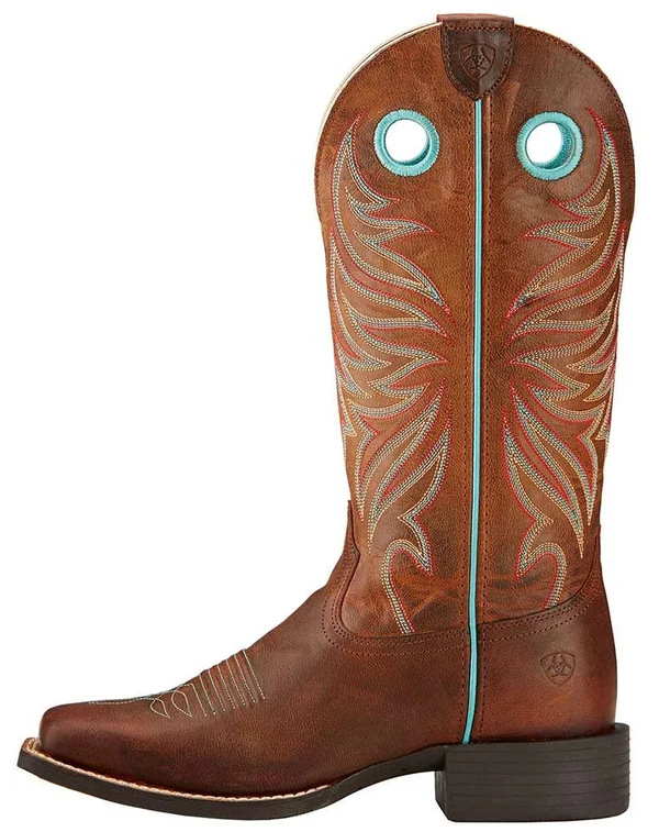 Ariat Women's Round Up Ryder Western Boots - Brown