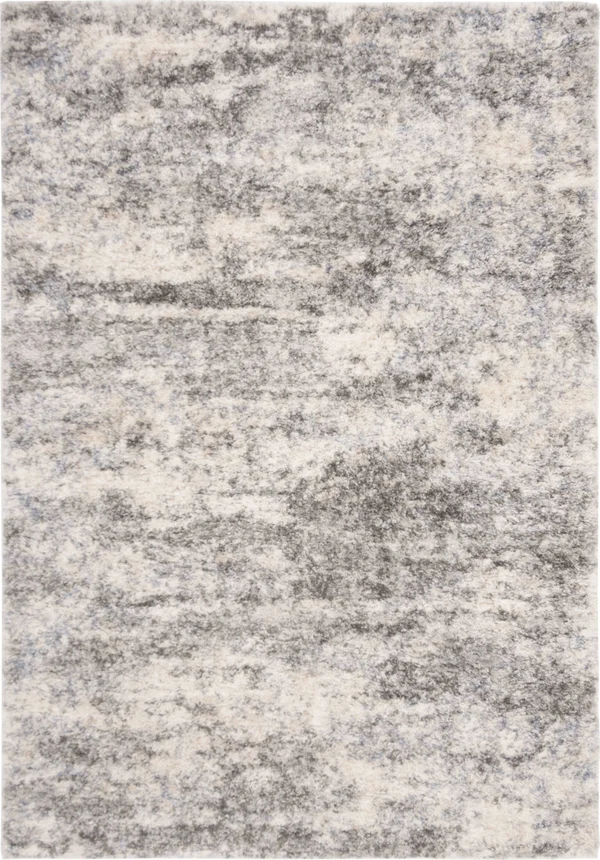 Safavieh Berber Shag BER219G 5&3x22 x 7&6x22 Grey - Cream Area Rug