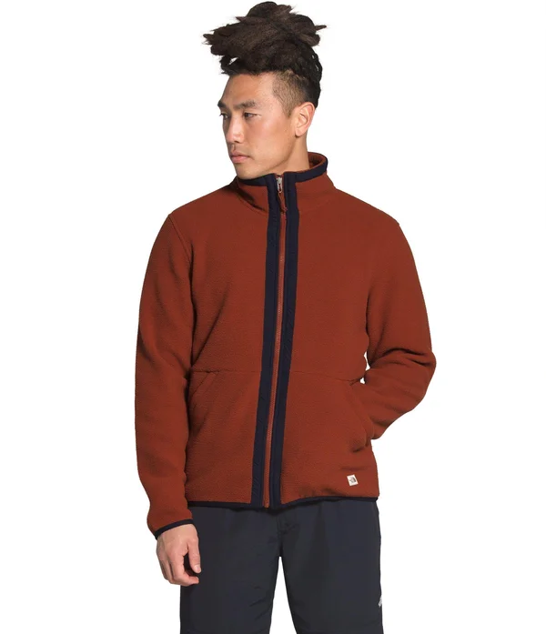 The North Face Men's Carbondale Full Zip Jacket (Size: Small): Brandy Brown-Aviator Navy