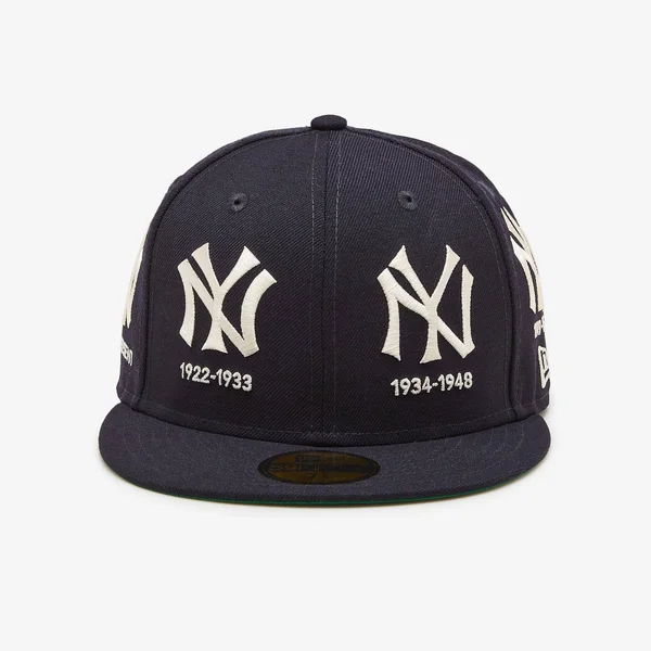 New Era York Yankees Navy Logo Progression 59FIFTY Fitted Hat