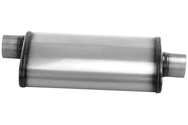 3 inch 409 Stainless Steel Muffler, Natural Finish Cherry Bomb Salute Mufflers - 3 inch Outlet, International Muffler Company S