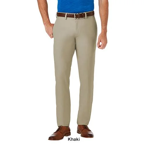 Haggar Men's Cool 18 Pro Slim Fit Flat Front Superflex Waistband Pant