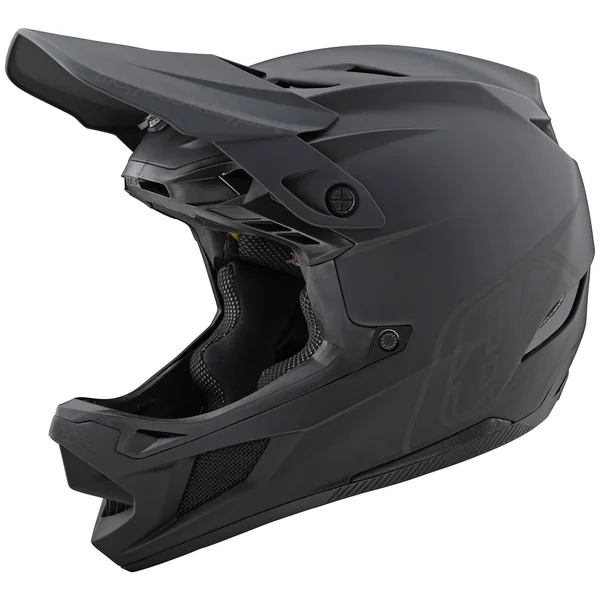 Troy Lee Designs D4 Composite Helmet Stealth Black/Gray - S