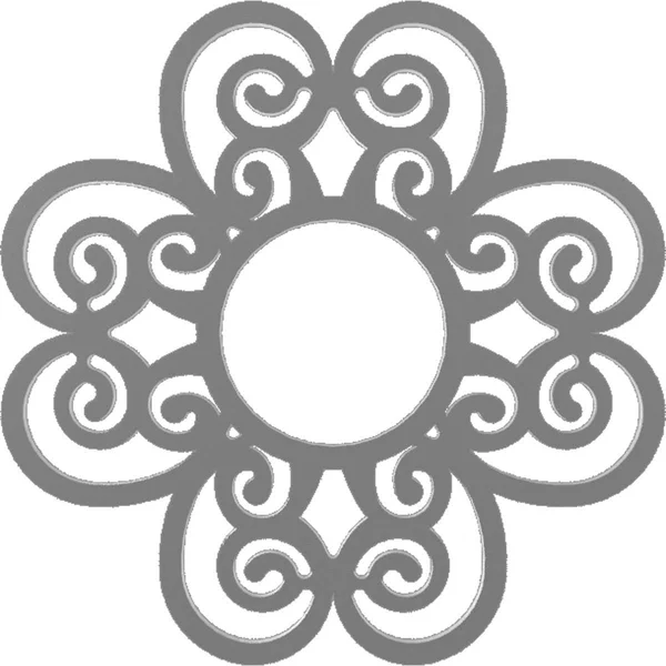 Ekena Millwork CMPP32COSNI 32x22OD x 11x22ID x 1x22P Cohen Architectural Grade PVC Pierced Ceiling Medallion - Nickel