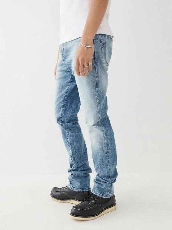True Religion Rocco Renegade Skinny Jean 34x22 Jeans - Blue