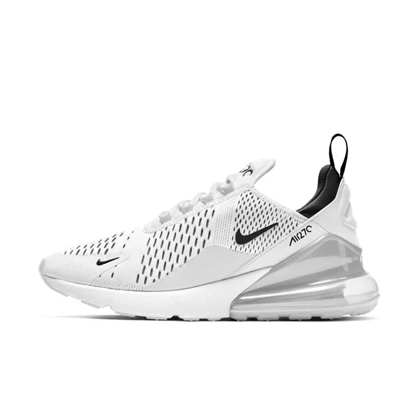 Nike Women's Air Max 270 Casual Shoes in White/White Size 10.0