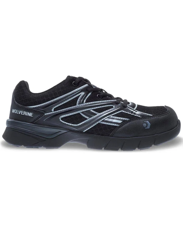 Wolverine Women's Jetstream Carbonmax Toe Sneaker - Size: 6, Black
