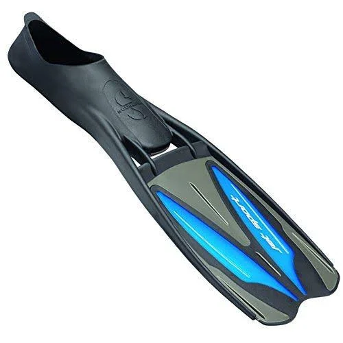ScubaPro Jet Sport Full Foot Fins (Black, Gray, Medium)