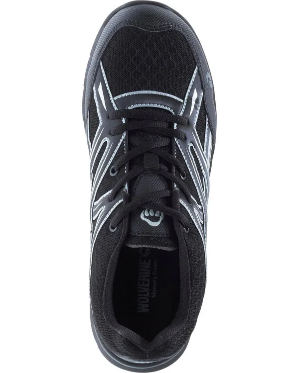 Wolverine Women's Jetstream Carbonmax Toe Sneaker, Size: 7.5, Black