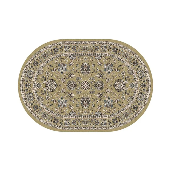 Art Carpet Arabella Traditional Border Beige 2 ft. x 8 ft. Runner Rug