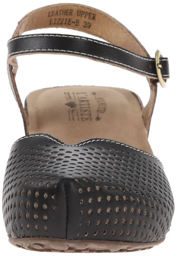 L&Artiste by Spring Step Women's Lizzie - Black Leather