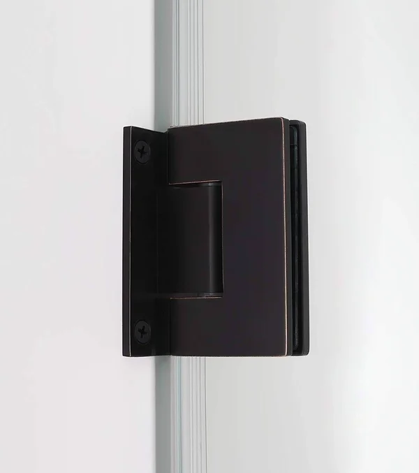 Aston SDR997EZ-22-10 Kinkade 72x22 High x 22x22 Wide Hinged Frameless Shower Door WI Oil Rubbed Bronze