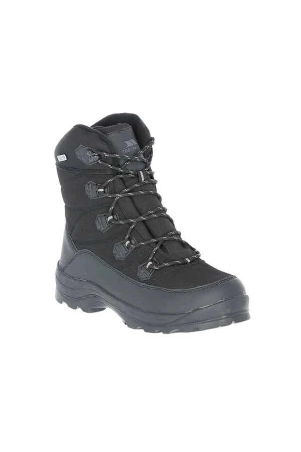 Trespass Mens Zotos Waterproof Snowboots, 11 US, Black