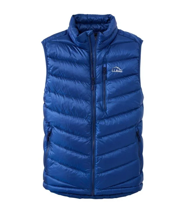 Men's Ultralight 850 Down Vest Blue Medium - L.L.Bean