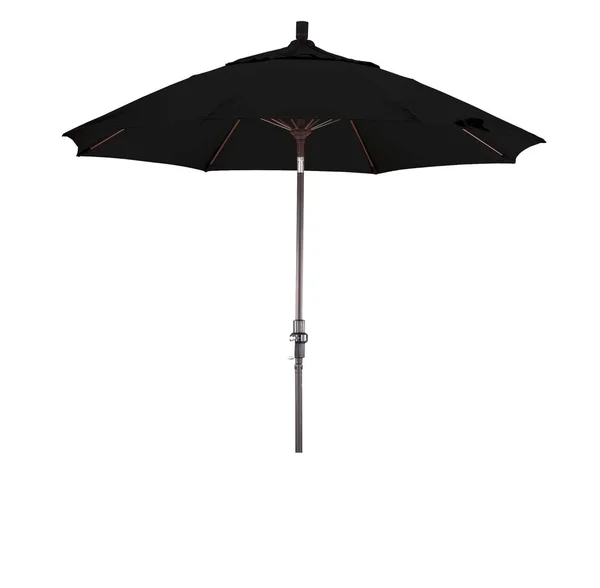 California Umbrella GSCUF908705-48032 9 Foot Fiberglass Market Umbrella Collar Tilt Matte Black/Sunbrella/Spectrum Dove