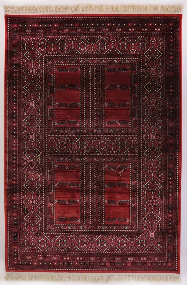 Dynamic Rugs Crown 16232 Area Rug - Red, 7&10x22x10&10x22 Rectangle