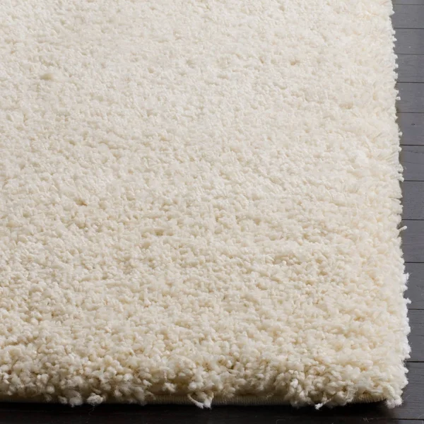 Santa Monica Shag Rug Ivory 9&x12& Safavieh