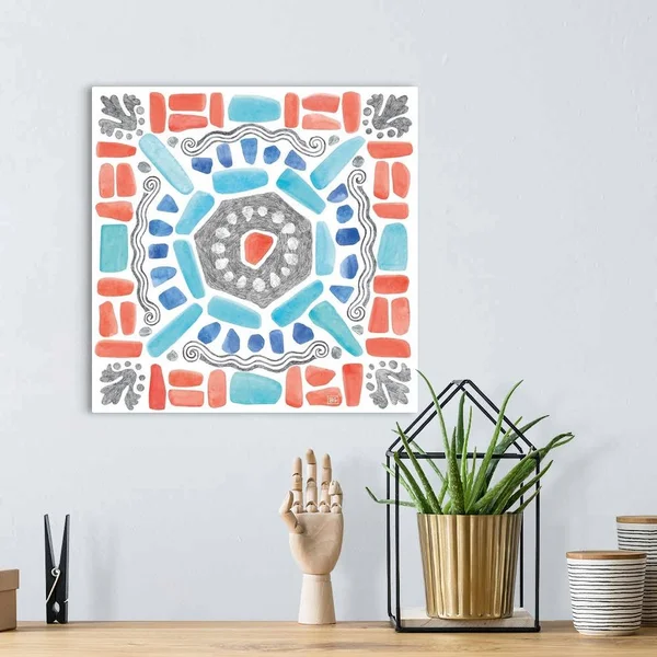 Coastal Sea Life x, Canvas Wall Art, 16x16, Great Big Canvas