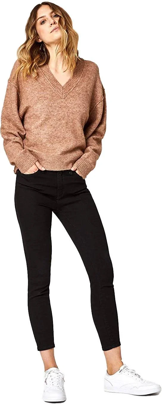 Mavi Women's Tess Super Skinny in Double Black Tribeca - Women's Jeans