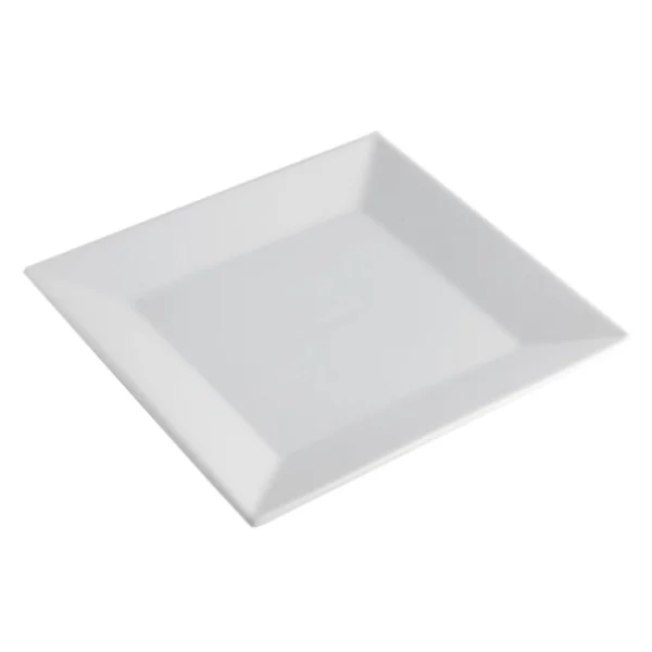 Mainland, Square Buffet PLATE, 12x22Sq., Porcelain, White, 12 Packs