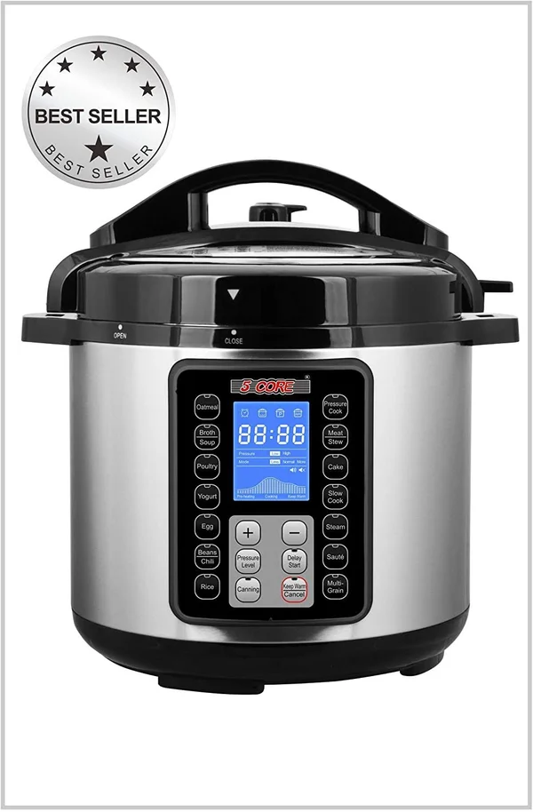 5 Core Digital Instant Electric Pressure Cooker 6qt Pot